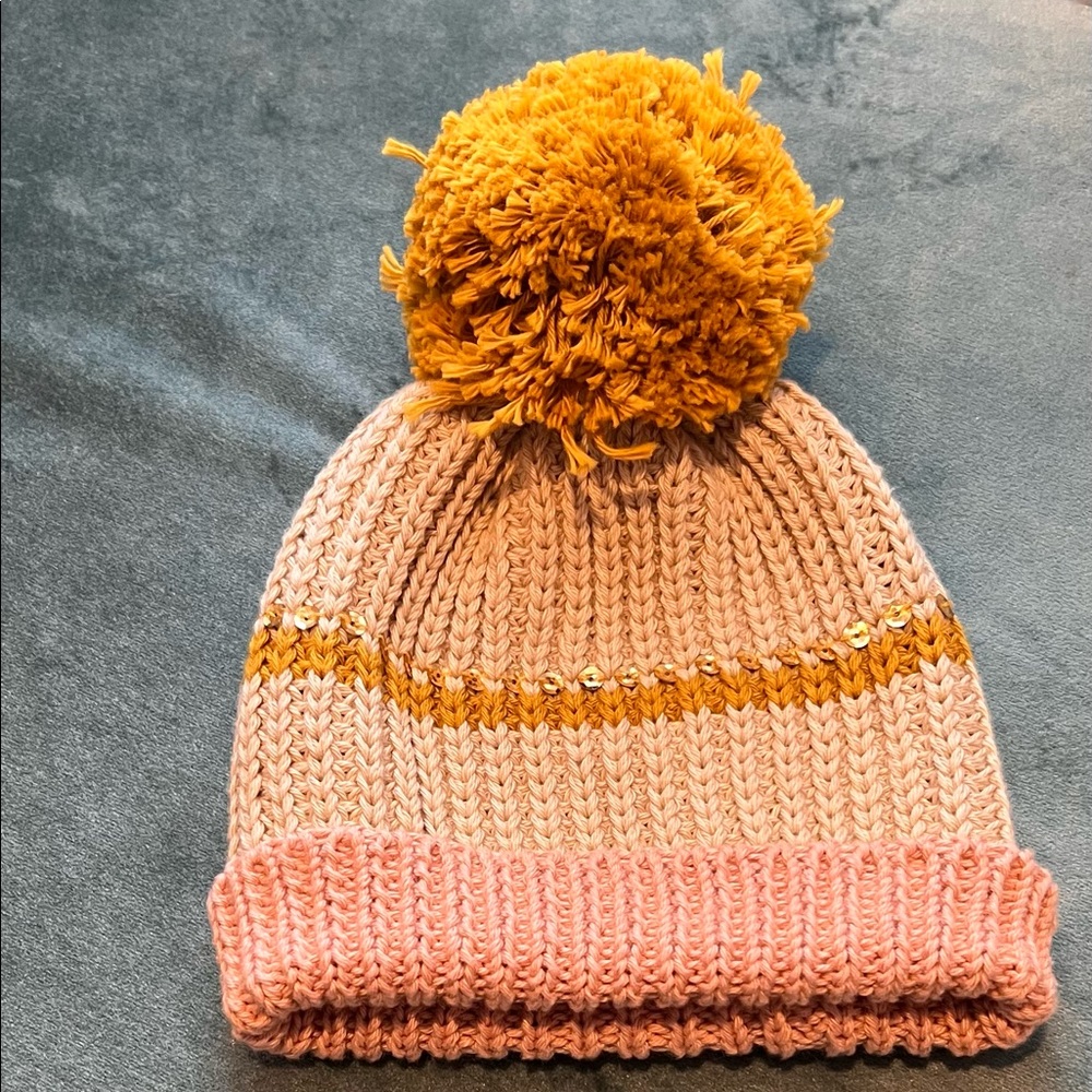 Wild Wawa beanie (Sophia Hat-Oatmeal) size 6-12m.